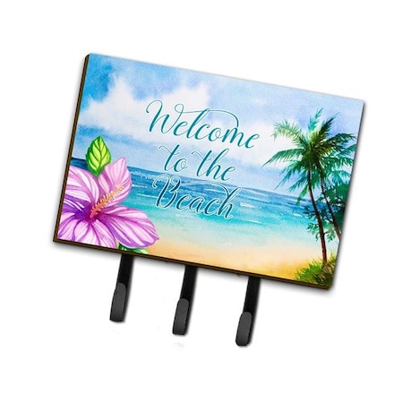 Carolines Treasures Carolines Treasures BB8530TH68 Beach Scene Welcome Leash or Key Holder BB8530TH68